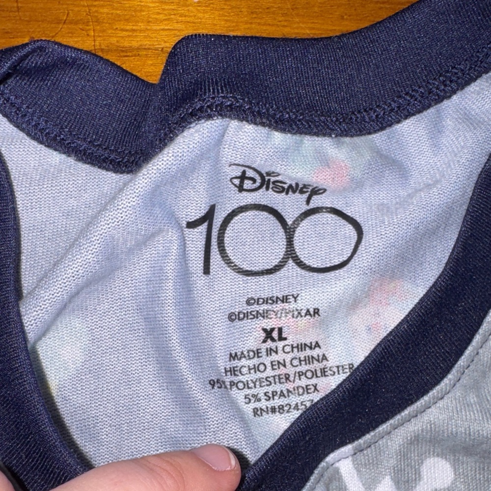 Disney Navy & Light Gray Holiday Pajama Set with Mickey, Olaf & Friends - Picture 3 of 5